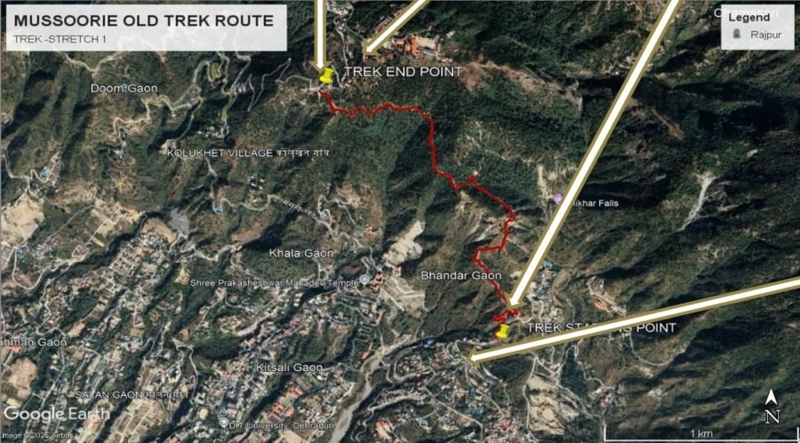 धामी सरकार की पहल, ऐतिहासिक किपलिंग ट्रैक का होगा कायाकल्प, मसूरी को मिलेगा नया शांत पर्यटन मार्ग, उपाध्यक्ष MDDA बंशीधर तिवारी ने कहा – प्रकृति के बीच सुकून भरा सफर देगा किपलिंग ट्रैक