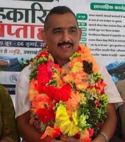 गजेंद्र सिंह रावत बने जिला सहकारी बैंक के निर्विरोध अध्यक्ष